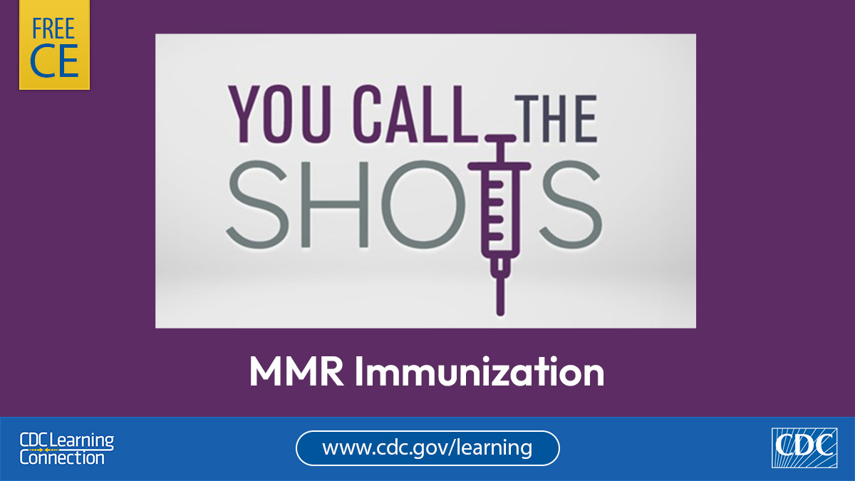 CDCgov's tweet photo. Clinicians: #Measles outbreaks continue to impact communities across the U.S.

Learn about the importance of #vaccination and earn FREE #CE with CDC’s measles, mumps, and rubella (MMR) training: https://t.co/pDtR7bANJw  
#CDCLearning https://t.co/1CN7KlOTYp