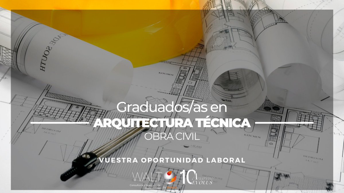 HrWalt's tweet photo. Oportunidad de #trabajo para #arquitectos en #bilbao

👉El requisito es contar con la titulación en #Ingenieria técnica del aréa de obra civil.

📩Los/las interesados/as pueden enviar su CV seleccion@walt.es para formar parte del proceso. https://t.co/pROr09Nrdc