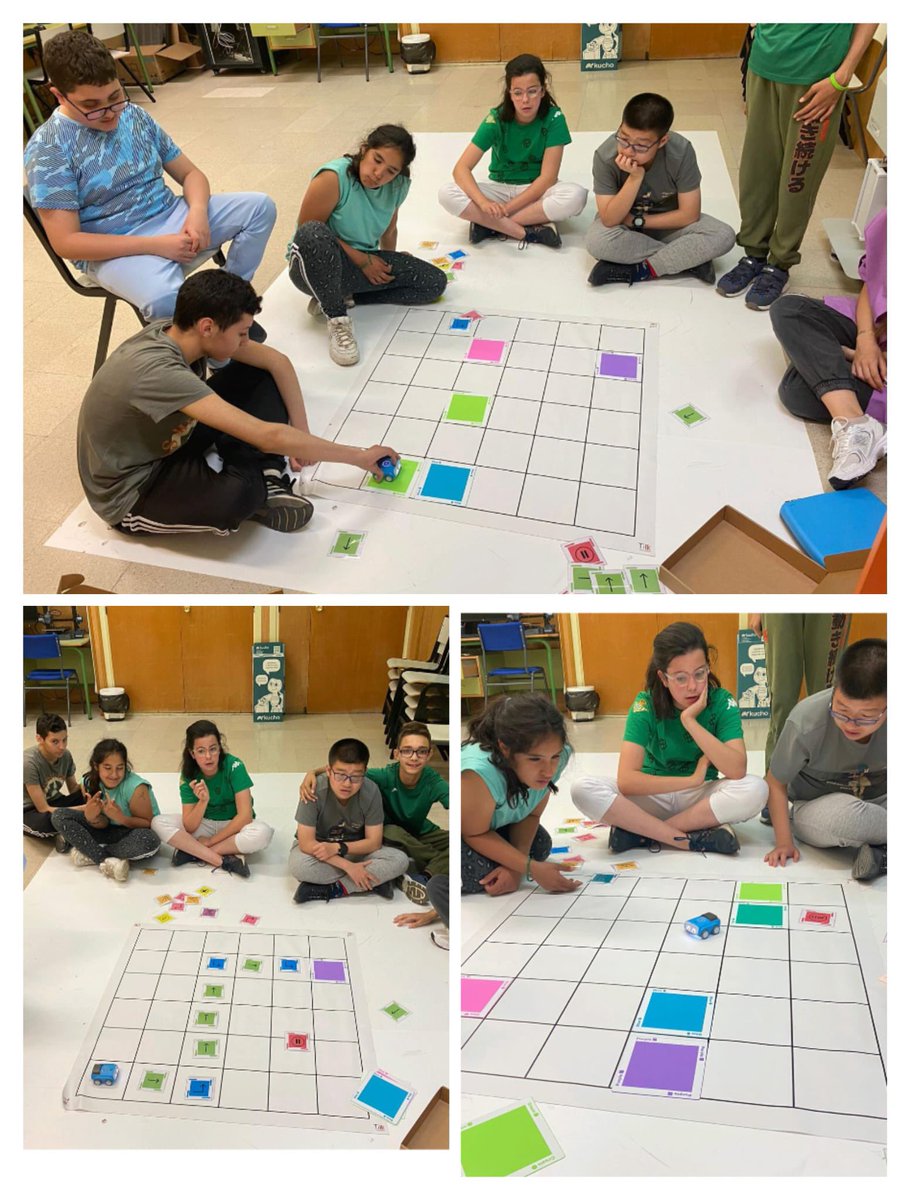ceemvallejo's tweet photo. El Aula 18 está llevando la creatividad al siguiente nivel con las tarjetas adaptadas del Sphero Indi, explorando nuevas formas de aprendizaje y disfrutando de actividades interactivas. ¡La tecnología y la educación unidas para hacer del aprendizaje una aventura emocionante!🤖👾 https://t.co/vFzkDqKL2h