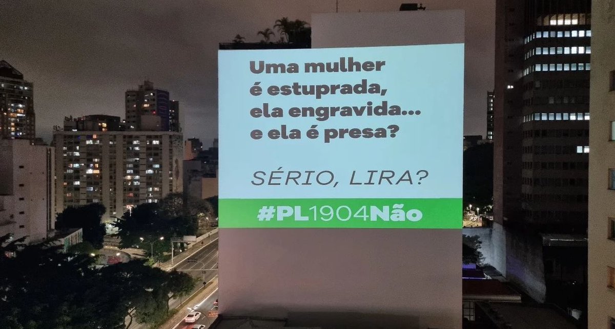 🚨ALERTA FEMINISTA 🚨

Hoje o Congresso Nacional pode restringir ainda mais os direitos ao aborto no Brasil! O PL 1904/2024 equipara o aborto a homicídio, isso é grave e um grande retrocesso! #PL1904Não