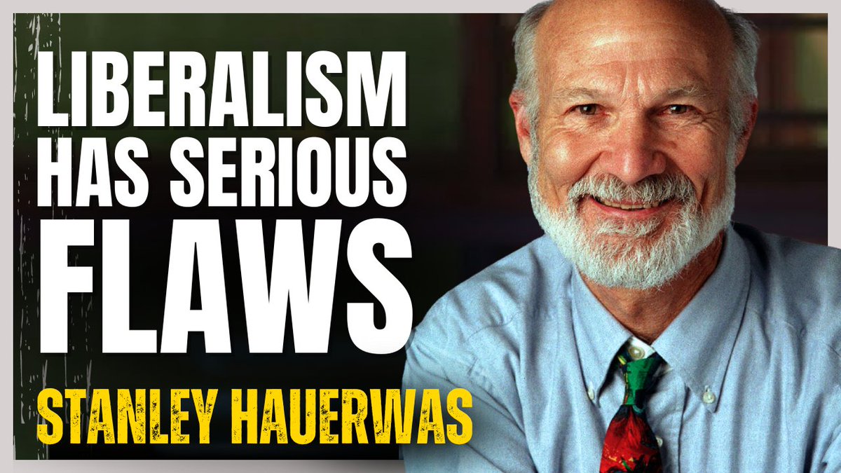 Professor Stanley Hauerwas was dubbed 'the best theologian in America' by Time Magazine in 2001. He joins Luke for a wide-ranging discussion about liberalism, Christian nationalism, and universities!

youtu.be/Cm7uC-HH3No?si…