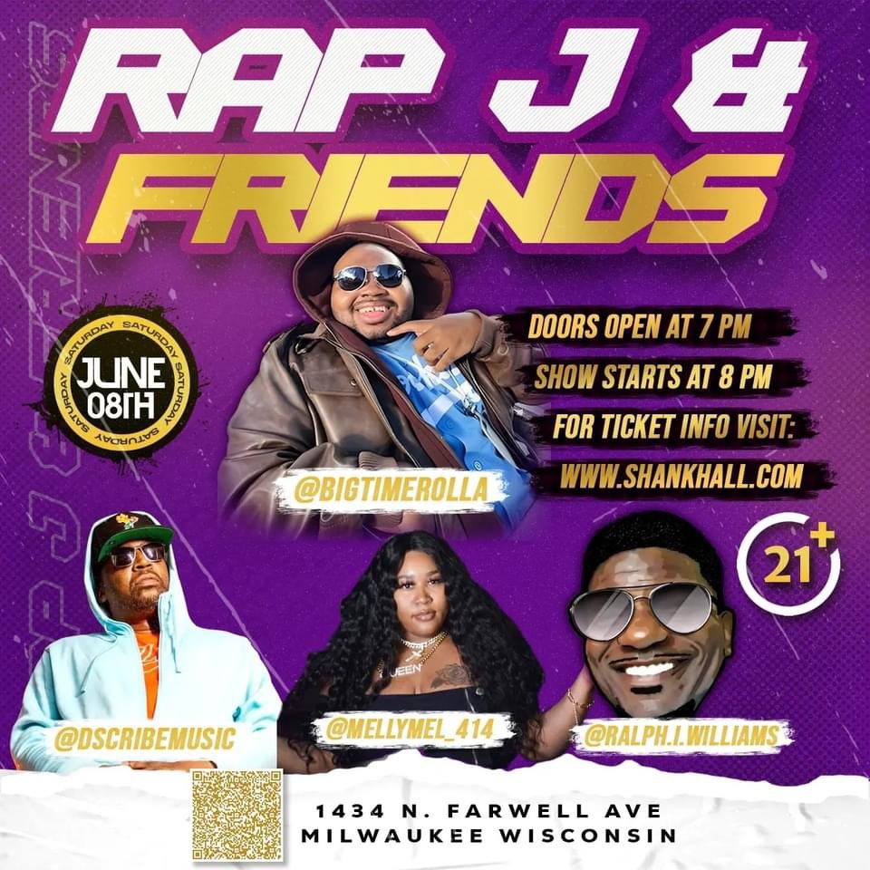 dscribemusic's tweet photo. Saturday at @ShankHallMke . RapJ &amp; Riz with special guests!
#milwaukee #dj #producer https://t.co/N7x42NVGKI