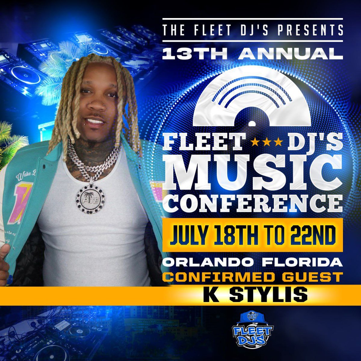 WestonM44518740's tweet photo. Confirmed for @fleetdjmusicconference in Orlando Florida July 18th to 22nd @kstylis Make sure u come out network . Number one networking event ... #FleetDJs🔥🔥🔥#welive #BreakingRecords #fdjmusicconference #fleetnation #FDJMC2024 #fleettheworld @fleetnation1 @FLEETDJS https://t.co/vXKWs4FXDF
