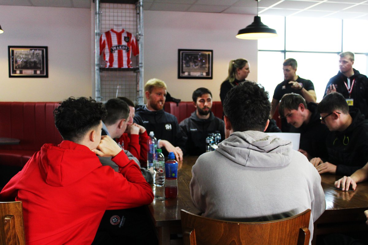 Community College Careers Day 2024! ✨

Thanks to our partners from Sheffield United Academy, Envisage, Evo Soccer, RH Private Coaching, Sheffield Hallam University, Sports Recruiting USA, Team Endpoint &amp; The Sheffield College for coming down to Bramall Lane to talk with our