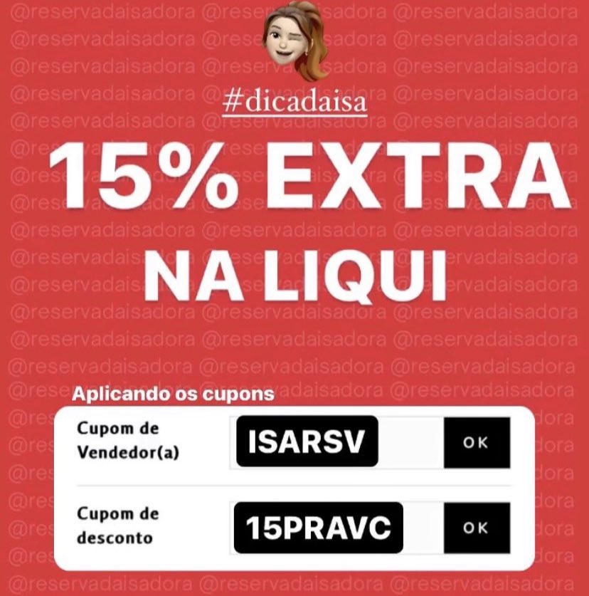 isagutterres's tweet photo. Dia dos namorados chegando einn

🚨Camisetas da Reserva por R$79🚨
ainda tem 15% de desconto extra aplicando os cupons 

➡️CUPOM DE VENDEDOR : ISARSV
➡️CUPOM DE DESCONTO : 15PRAVC

LINK: https://t.co/kkOk53Bmnq https://t.co/C5ozTSS3QX