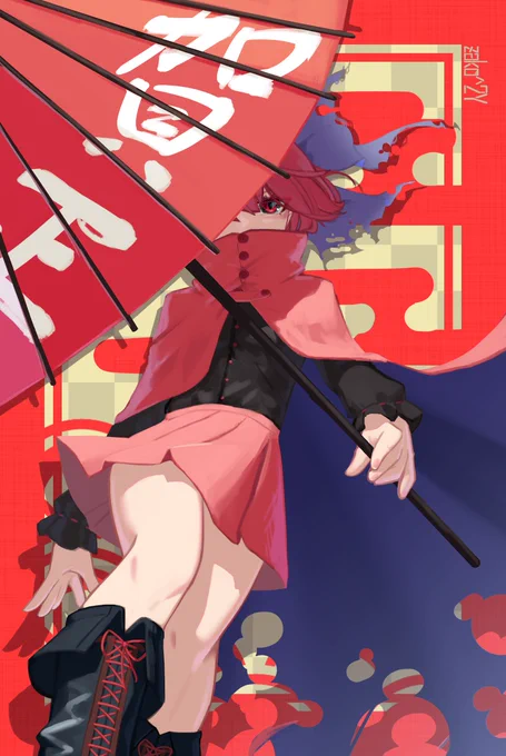 これは過去絵のばんきちゃん#6月6日は赤蛮奇の日 
