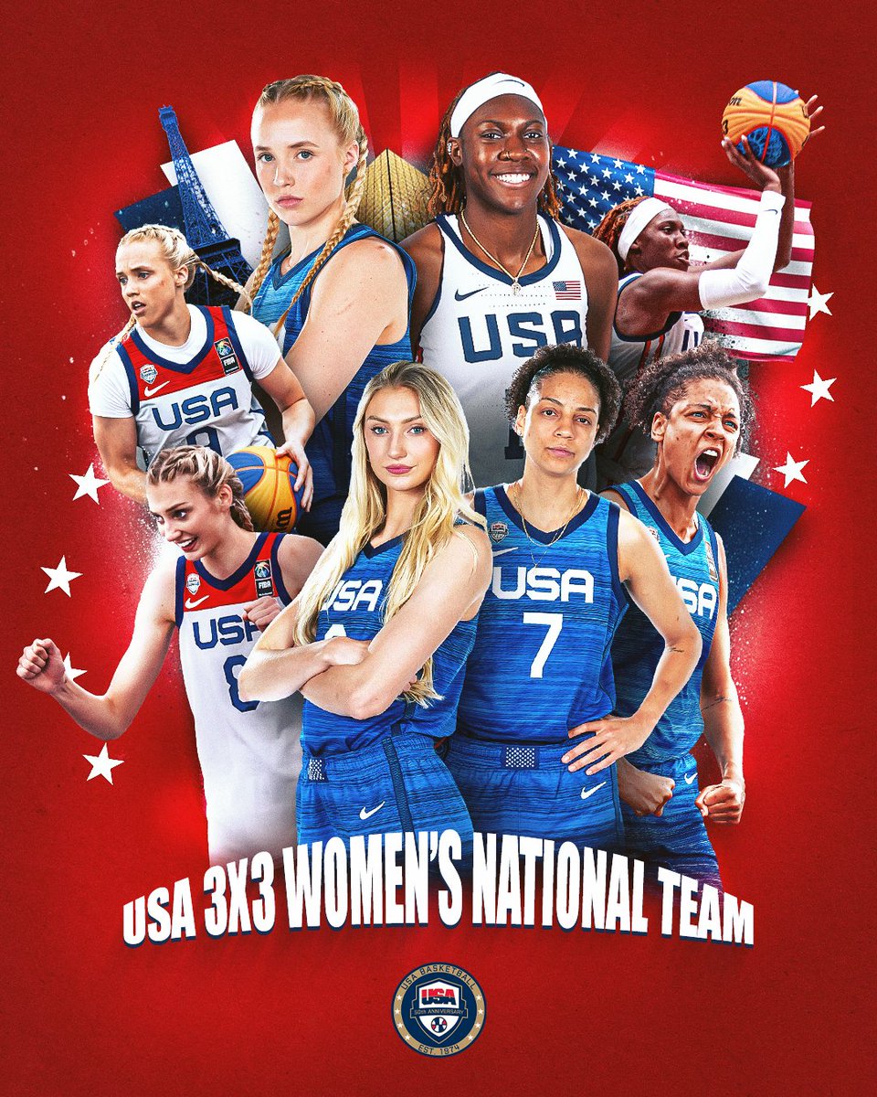 The Paris Four 🙌

Introducing the 2024 USA 3x3 Women's National Team! 🇺🇸 #3x3WNT