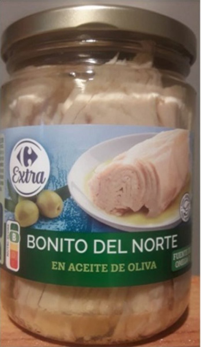 AESAN_gob_es's tweet photo. ⚠️ Alerta por presencia de cuerpos extraños (vidrio) en conserva de bonito del norte en aceite de oliva.
🚫 No consumir 
📌 https://t.co/FS12qkxOty https://t.co/V3IMUqma0O