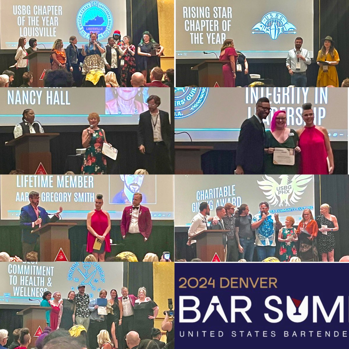 ToshioUeno's tweet photo. Congratulations to all award winners at USBG Chapter Awards Ceremony!!! Very tight and heartwarming community
#usbg #barsummit #internationaldrinksspecialists #internationalsakeschool #japanesecuisinegoodwillambassador #DipWSET #mastersakesommelier #CircleOfWineWriters #masterofsake #sakesamurai #bartender #bartenderguild #mixologist #mixology