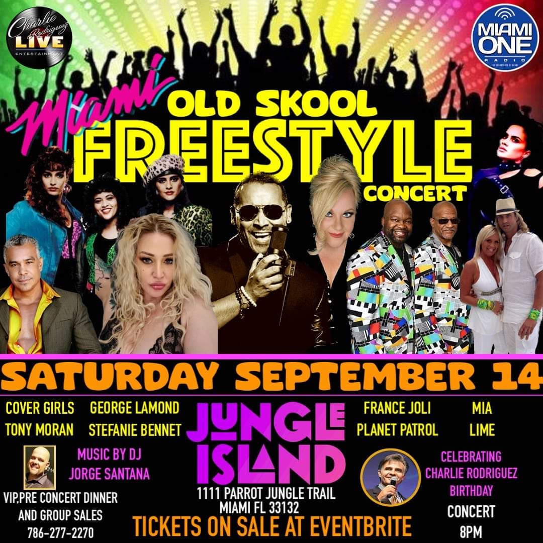 funkeefrank's tweet photo. MIAMI ONE RADIO 
Our Charlie Rodriguez 
Birthday Bash
Get your 🎟 🎫 today
For more info click
https://t.co/MRW62V0Xo0 https://t.co/B3naMVX53u