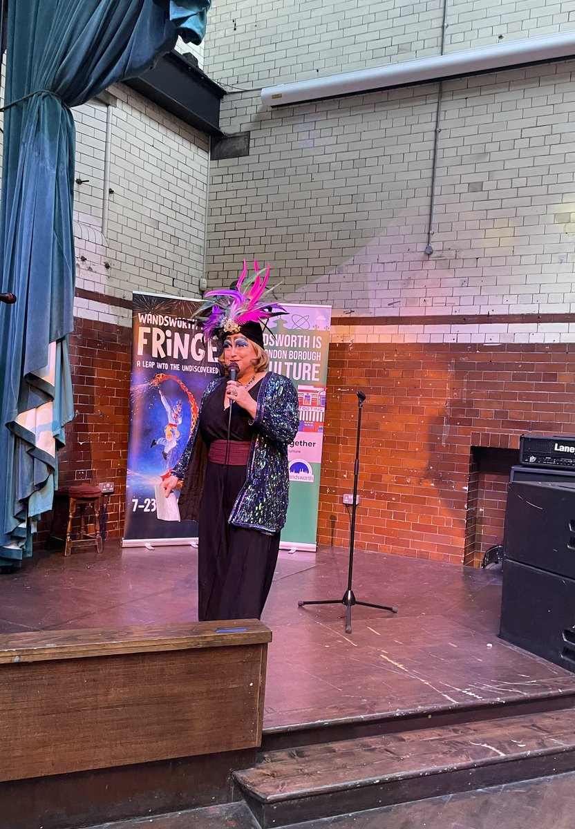 Lovely to connect with <a href="/AdaCampe/">Ada Campe</a> at the fabulous @WAFfringe media launch 🚀! 
Come see her show <a href="/TheBedfordPub/">The Bedford, Balham</a> a week on Sunday:
thebedford.com/event/waf-pres…
For a flavour, check out this interview:
beyondthecurtain.co.uk/2024/05/ada-ca…