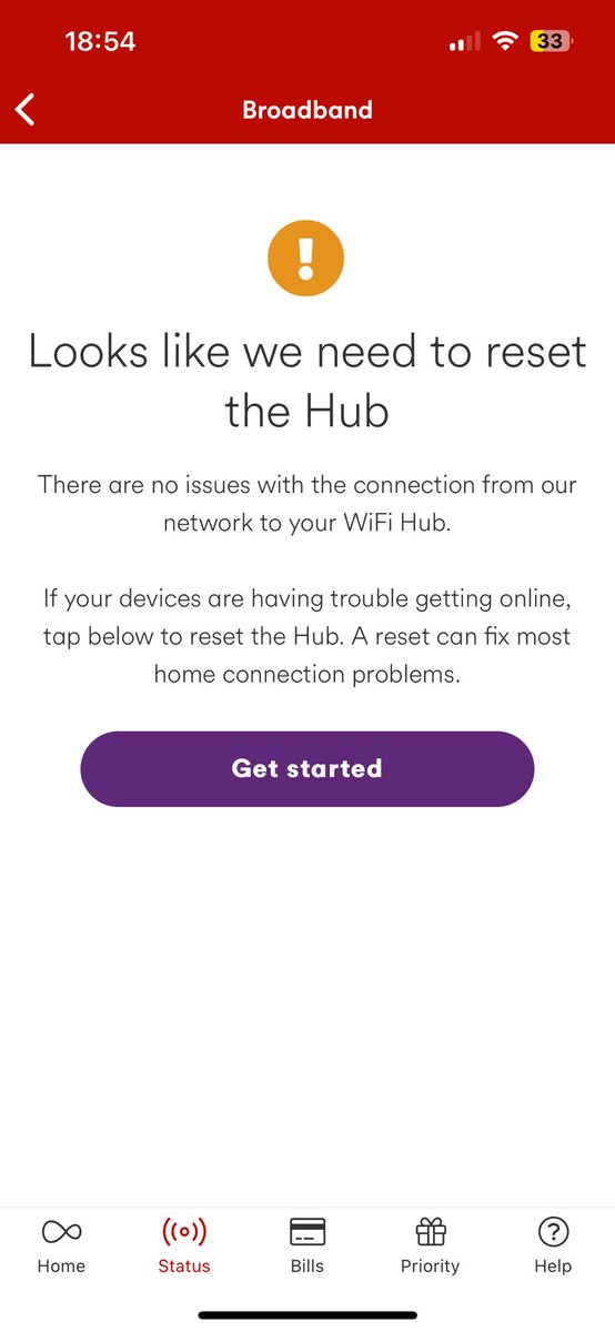 katb217's tweet photo. @virginmedia No this comes up everytime I try to run a test even though it’s showing a green tick, it’s so intermittent has been for the last month https://t.co/lKN3D9CwkP