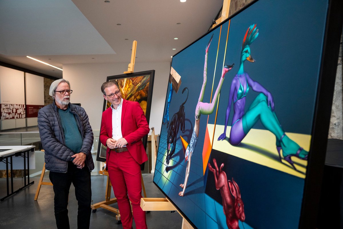 SENSATION.
Wir sind begeistert &amp; dankbar ❗️
Heute haben wir im Landeskunstmuseum ST eine spektakuläre Nachricht verkündet: Dank der Ostdeutschen Sparkassenstiftung | Saalesparkasse wird unsere Sammlung um beeindruckende 91 Kunstwerke erweitert❗️
📷 Falk Wenzel