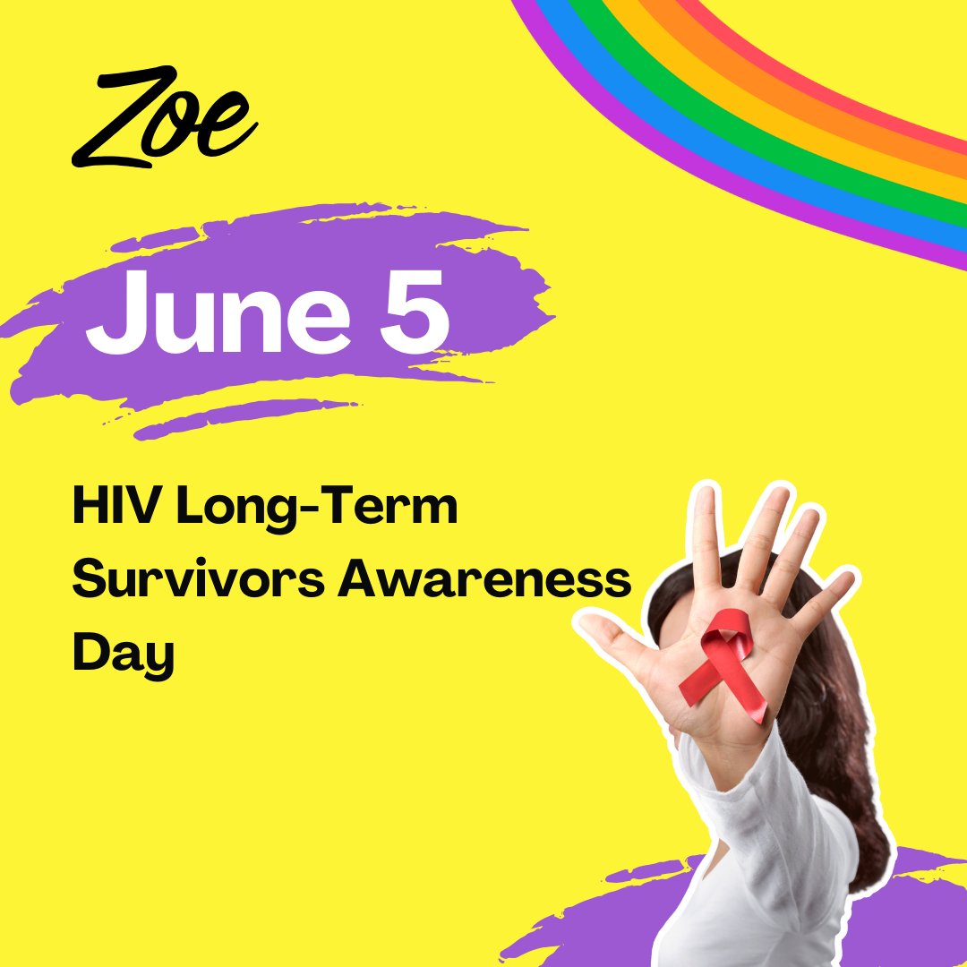 Zoegirlsapp's tweet photo. On HIV Long-Term Survivor’s Awareness Day, let's celebrate the resilience and perservance of those living with HIV for decades. Together, we strive for a future free of stigma and discrimination.

#zoeapp #pride #pride2024 https://t.co/EK2hC0pw7f