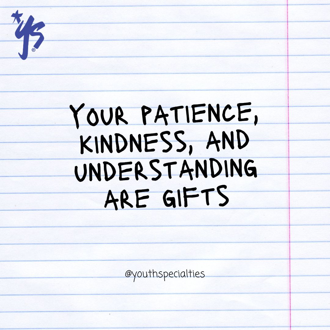 yth_specialties's tweet photo. Your patience, kindness, and understanding are gifts that your students will carry with them for a lifetime. Thank you for being a beacon of hope and encouragement. ✨ 

#Youthspecialties #youthmin #youthpastor #youthworker #youthministry #nextgen #studentministry #youthgroup https://t.co/uOVTQxiZzA