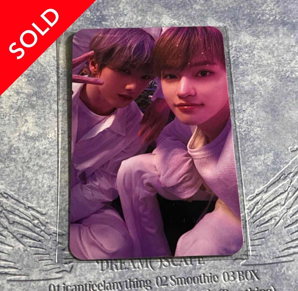 (เพื่อนฝากค่า) กดเมอแล้ว 🇯🇵 / ไม่พร้อมส่ง
การ์ด mumo moonlight unit 
ซองเล่อ จีซอง เฉินเล่อ (ว่าง 1)
220.- 📮ค่าส่ง 40 บาท 
หรือถ้าของมาถึงก่อน สามารถนัดรับคอนน้องดรีมได้ค่ะ
ส่งกลับแอร์ 7-14 วัน ✈️
#ตลาดนัดnct #ตลาดนัดnctdream  #ตลาดนัดอซท