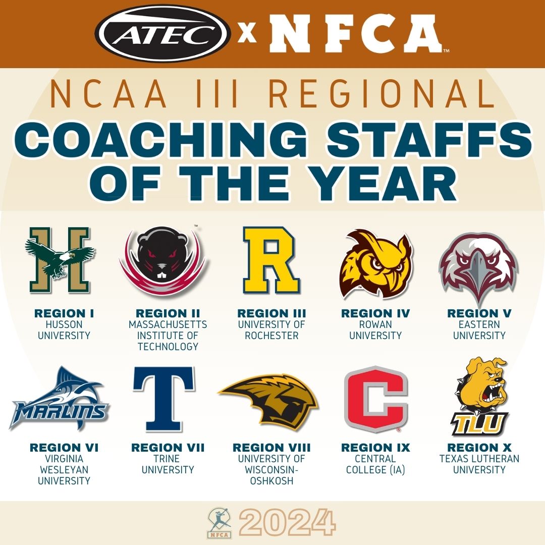 🚨 AWARDS ALERT: 2024 ATEC / NFCA Division III Regional Coaching Staffs of the Year announced! 🥎

🔗 nfca.org/divnews/ncaa3/…