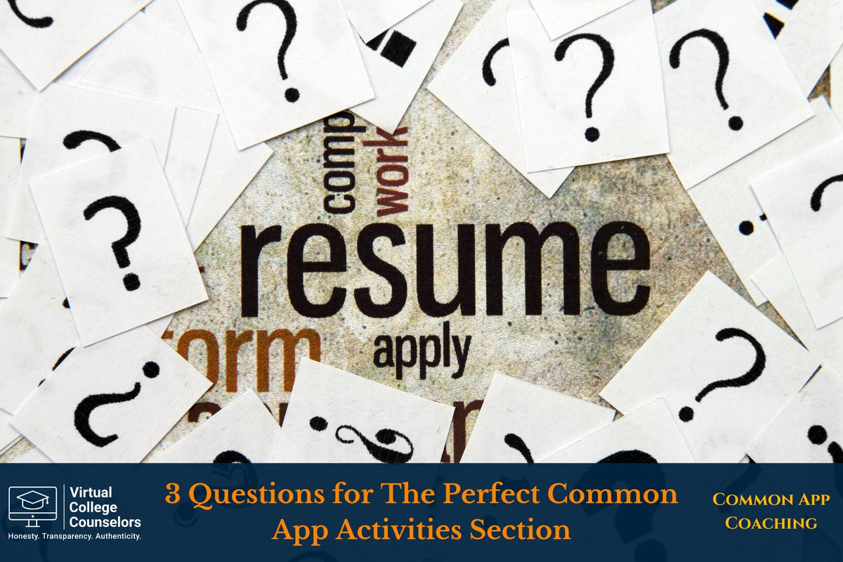 VirtualCollegeC's tweet image. 🎓 Struggling with the Common App activities section? 📝 Learn what it is, why it matters, and discover key tips to highlight your achievements with 3 simple questions!
virtualcollegecounselors.com/post/3-common-…
#college #student #university #education