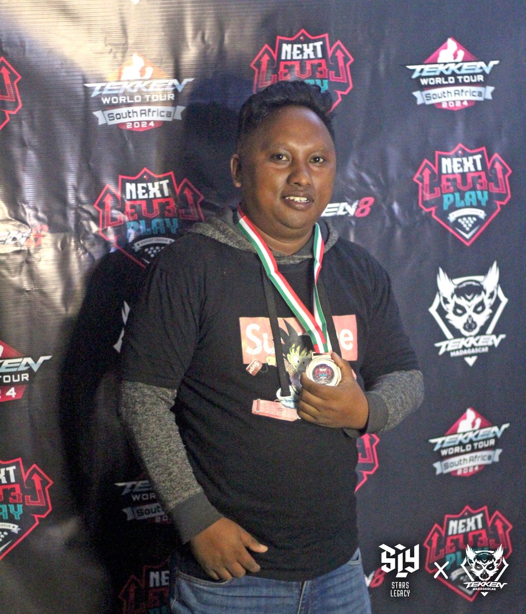 TekkenMadagasc1's tweet photo. Dojo NEXT LEVEL PLAY Round 4 is over and one man dominates the league even if he comes back from the loser bracket thi time !
We got 106 players !
Congrats :
🥇IZ | Yondaime
🥈GeS | Manounou
🥉iK | Rixan
VOD : https://t.co/NHVn6vhu1Z
#Tekken8 #NLPlay #Madagascar #TWT2024 https://t.co/236mjEOjdV