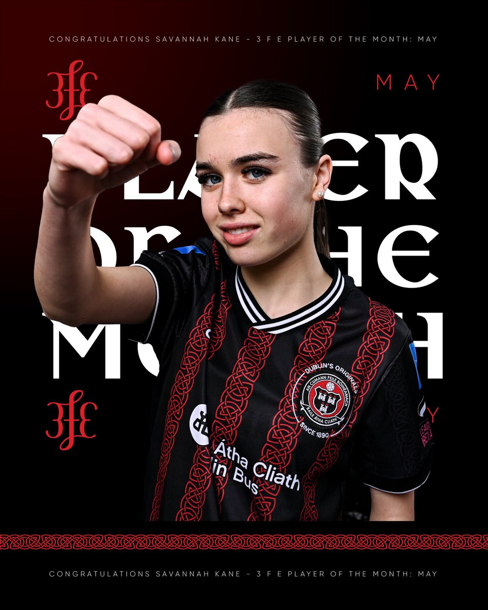 Bohemian Football Club (@bfcdublin) on Twitter photo Congratulations to Savannah Kane who has been voted our <a href="/3FE/">3FE Coffee</a> women’s May player of the month. 👏 Congratulations to Savannah Kane who has been voted our <a href="/3FE/">3FE Coffee</a> women’s May player of the month. 👏