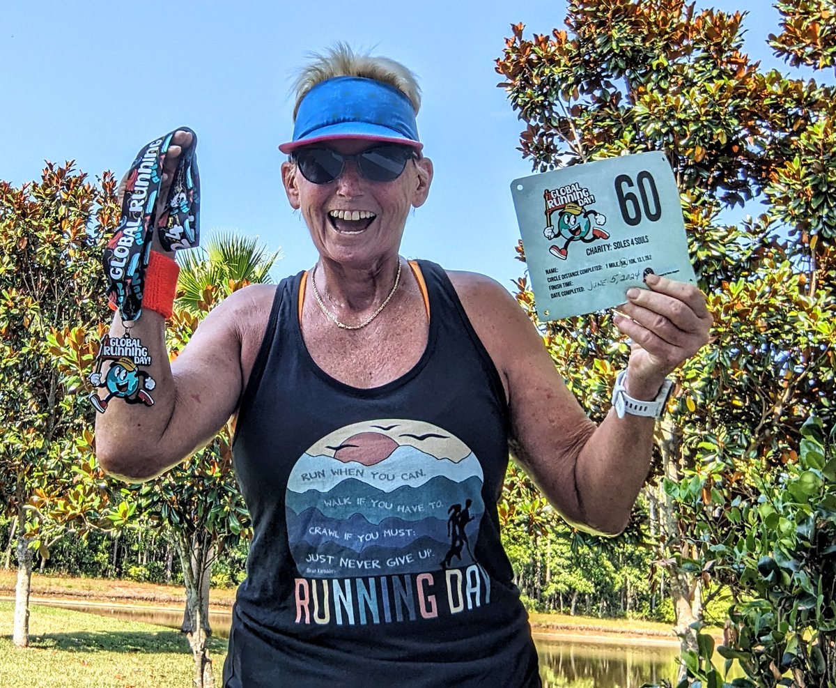 BrewNymph's tweet photo. Happy #globalrunningday 2024! ๐โโ๏ธ๐ Got out to beat the heat and try new training & timing sequences ๐ WooHoo! #moonjoggers #virtualruneventsforcharity
๐โโ๏ธ
#running #fitness #runnerscommunity #garmincoach #trainwithrunkeeper #runnersworld #runflorida #runningthe904 https://t.co/1XhkfNtuoz