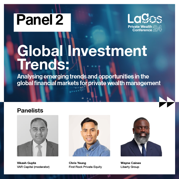 W8Advisory's tweet photo. Lagos Private Wealth Conf | Panel 2 | Global Investment Trends: Analysing Emerging Trends &amp; Opportunities in the Global Financial Markets for Private Wealth Management | @VarCapital @connectwithvg | Liberty | @FBNQuest | @Aluko_Oyebode | @firstrockryboy | https://t.co/eV4MKhoscA https://t.co/J1ZUuaYLJx