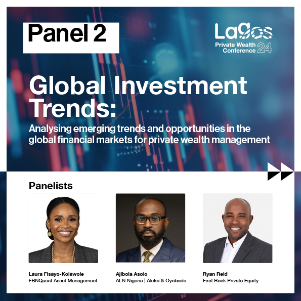 W8Advisory's tweet photo. Lagos Private Wealth Conf | Panel 2 | Global Investment Trends: Analysing Emerging Trends &amp; Opportunities in the Global Financial Markets for Private Wealth Management | @VarCapital @connectwithvg | Liberty | @FBNQuest | @Aluko_Oyebode | @firstrockryboy | https://t.co/eV4MKhoscA https://t.co/J1ZUuaYLJx