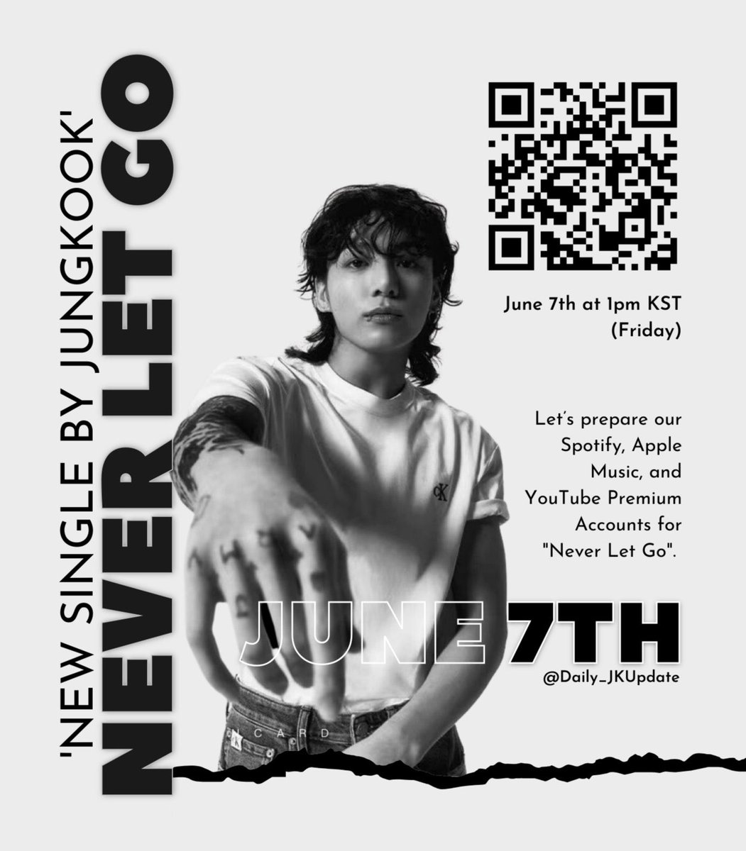 Daily_JKUpdate's tweet photo. RT and REPLY x 1000000000 

NEVER LET GO D-1
#1DayToNeverLetGo
#JungKook_NeverLetGo https://t.co/qDgO4emChw