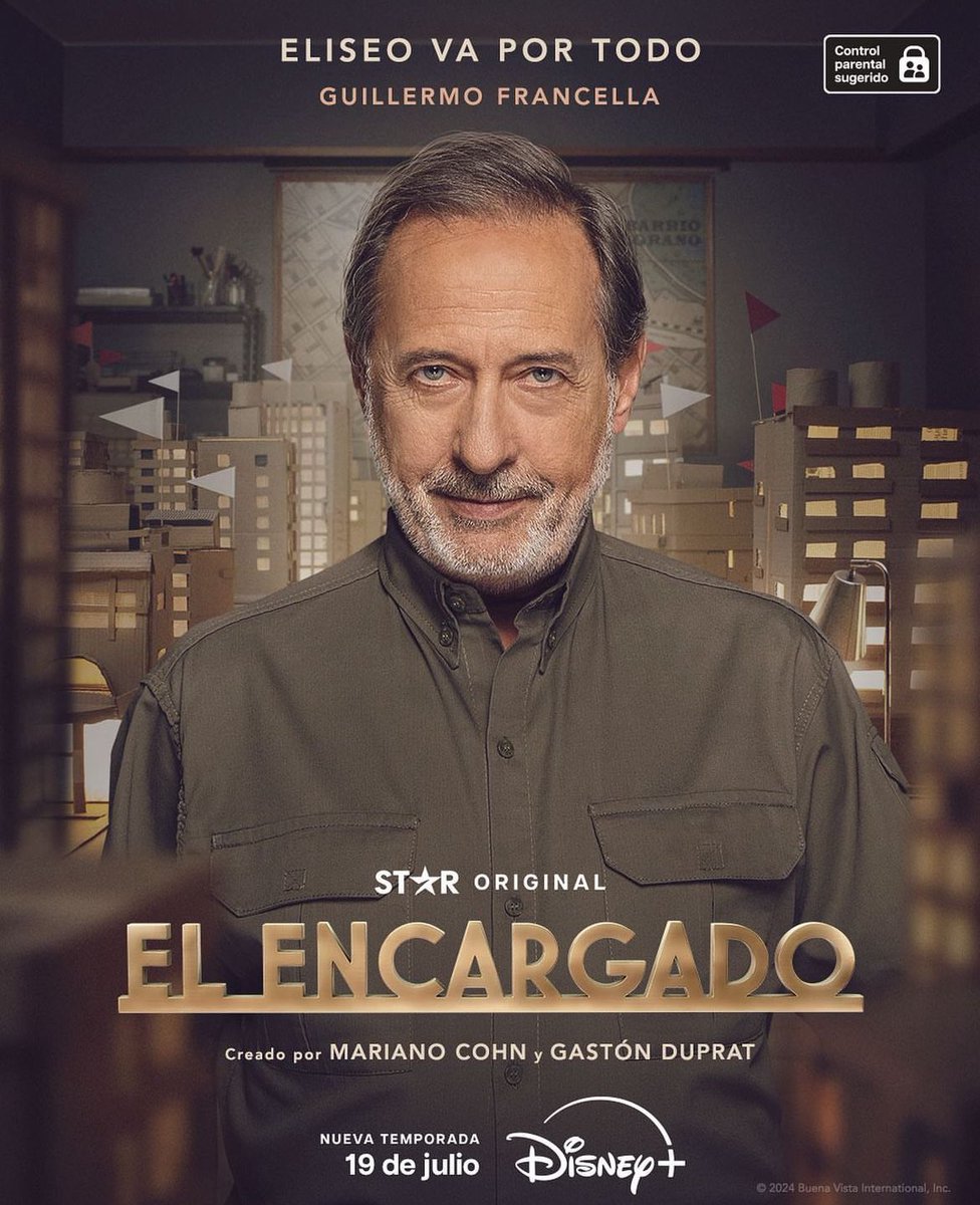 eeemiliano's tweet photo. Confirmada la fecha de estreno para la tercera temporada de #ElEncargado: disponible desde el 19 de julio por Disney+ (plataforma que absorberá los contenidos que actualmente están en Star+). https://t.co/JNgI4MOH85