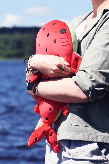 Watermelon whale shark plushies  