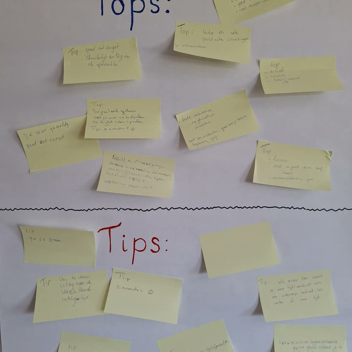 Dankbaar voor de vruchtbare workshop 'Meervoudige Intelligentie in het geloof'.