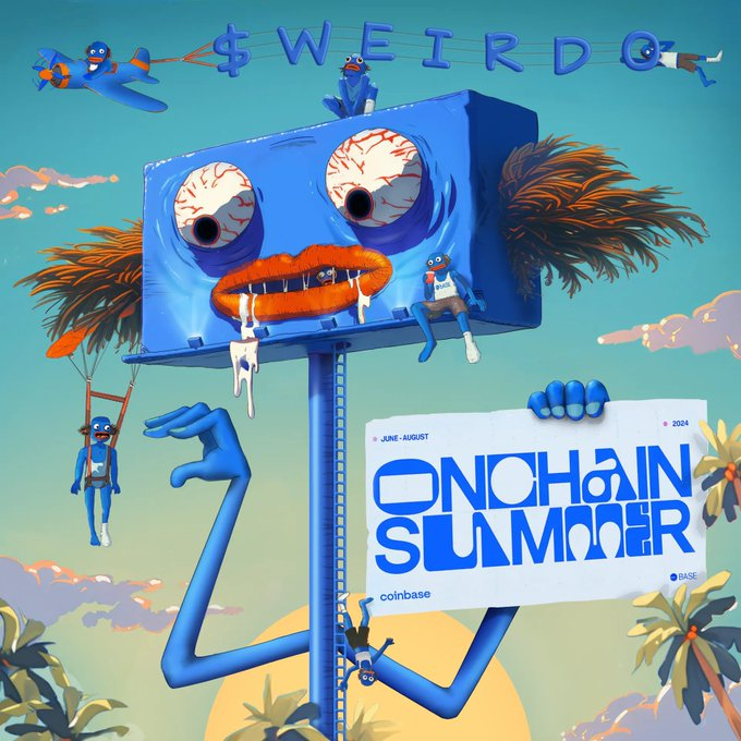 gamgee_em's tweet photo. @nansen_ai Weird how you failed to mention @weirdoBase which is up over 475% since the beginning of May. https://t.co/5NOSjXvalH
