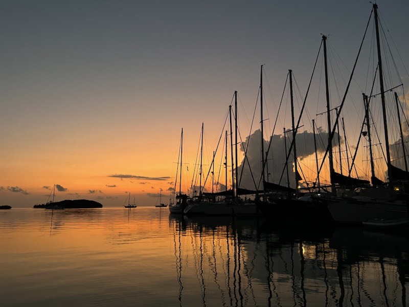 SeaBaseHA's tweet image. Sunsets on the #SeaBase T-Dock, is there anything more beautiful? We're not sure, the verdict is still out on that one, but most likely not.