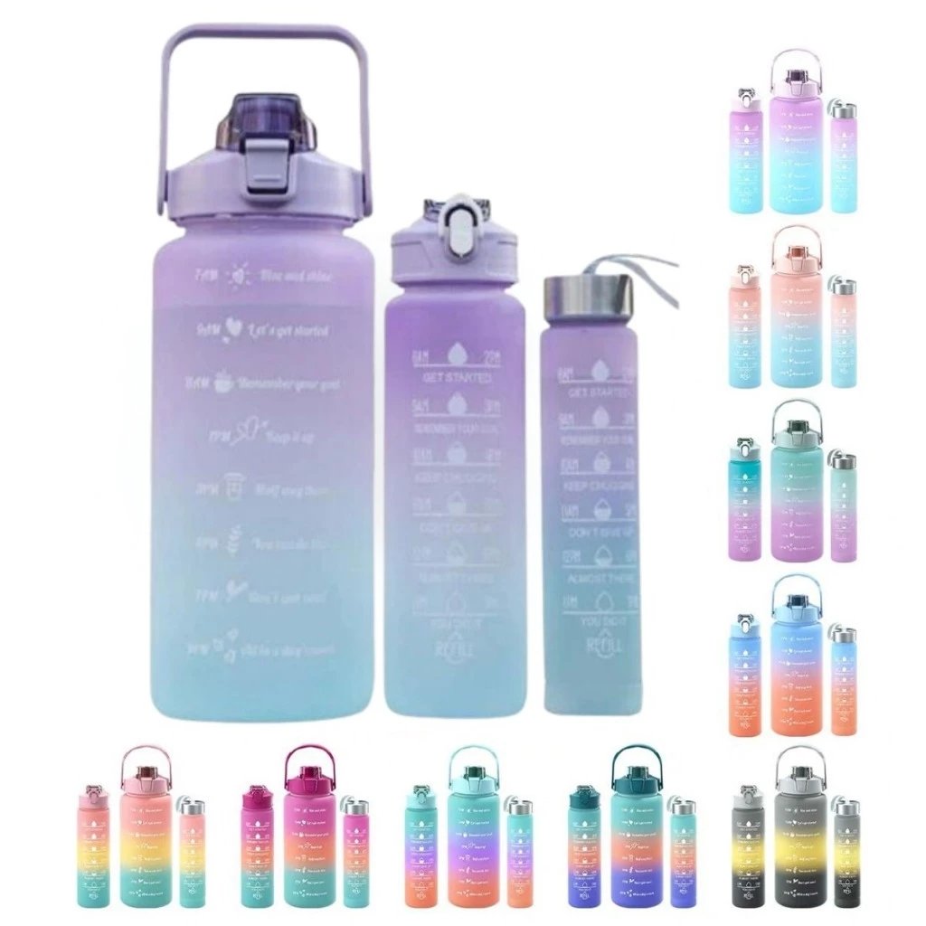 tuittadaniel's tweet photo. Kit 3 Garrafas De Água Degradê 2Litros e 900ml e 300ml Frase Motivacional Academia Treino Esporte Corrida Natação

https://t.co/z2wHXa42My (R$ 5,99) https://t.co/4D8PZeF2m7