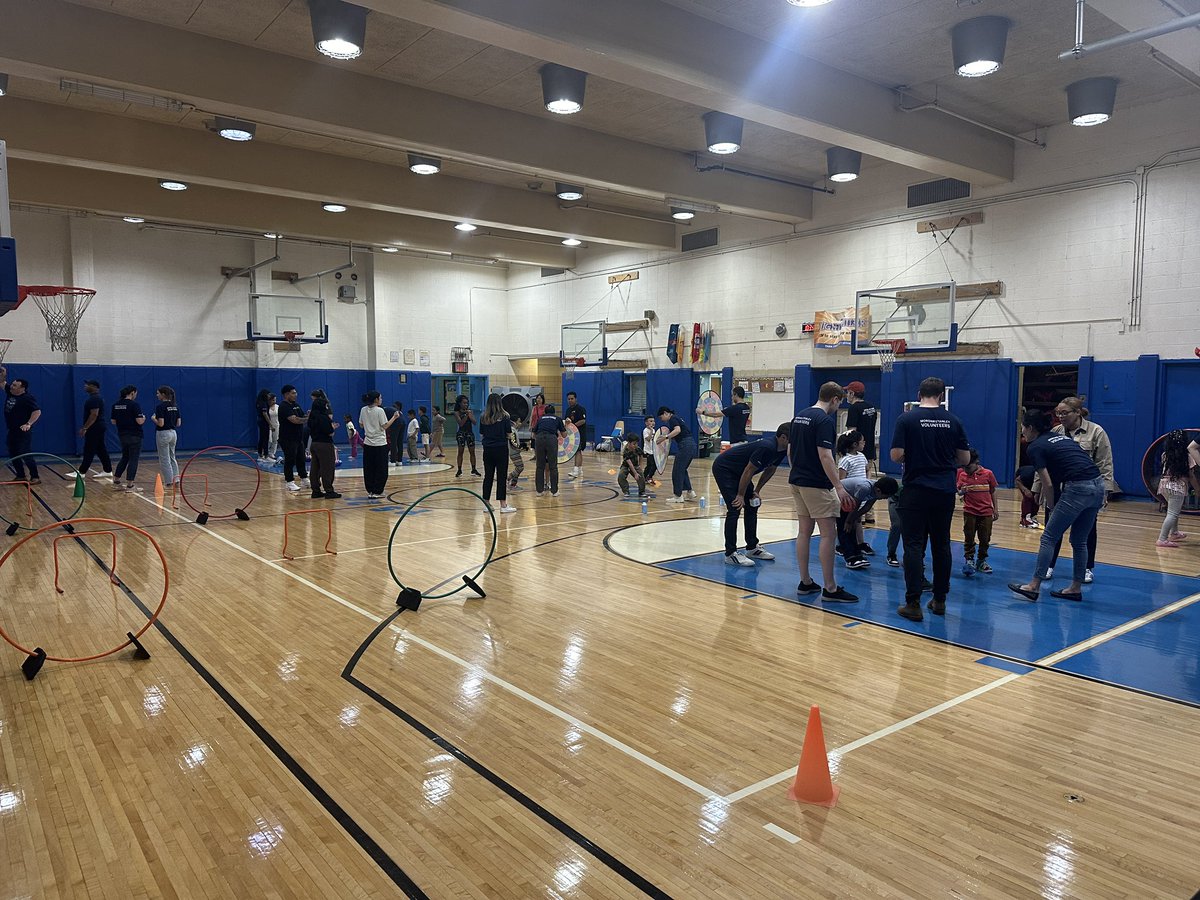 <a href="/newyorkcares/">New York Cares</a> x <a href="/MorganStanley/">Morgan Stanley</a> x <a href="/Nike/">Nike</a> Soho combined today for a special Math &amp; Movement Event in PE classes at <a href="/PS20AnnaSilver/">PS20 Anna Silver School</a>! What a fun event with tons of energy and learning.