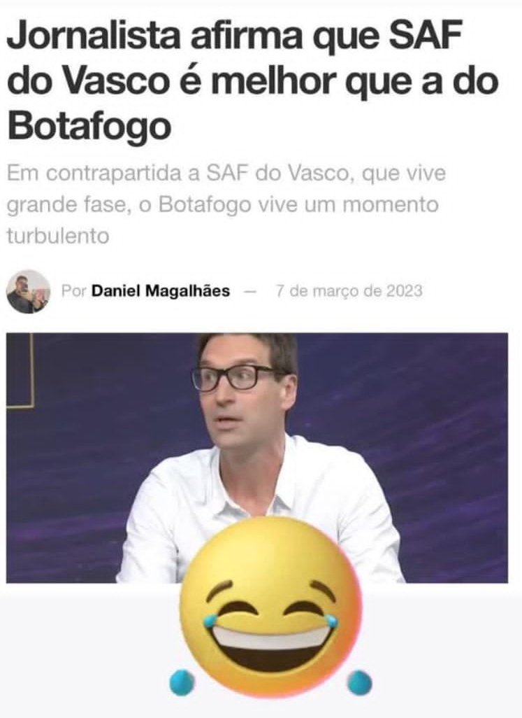zefogareiro's tweet photo. Zéééé, não percamos jamais a capacidade de expor esses caras que SÓ FALAM MERDA!
E ainda recebem pra isso. Vamos lá! A comparação é logo com 🍇sco!
Fooooooogoooooooooo!!! 🤬🤢🤮⬛⭐⬛🔥 #Chupabacalhau #safbotafogo #BFR #flapress https://t.co/kyKZyankM8