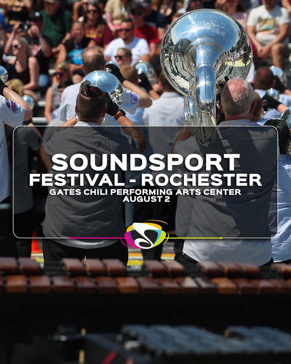 Drum Corps International (@dci) on Twitter photo Have you heard? A brand-new, FREE <a href="/SoundSport/">SoundSport</a> event is coming to Rochester, NY this August!! 🥳
Learn More » dci.fan/SoundSportRoch
Event Details » dci.fan/24RochSS
#DCI2024 Have you heard? A brand-new, FREE <a href="/SoundSport/">SoundSport</a> event is coming to Rochester, NY this August!! 🥳
Learn More » dci.fan/SoundSportRoch
Event Details » dci.fan/24RochSS
#DCI2024