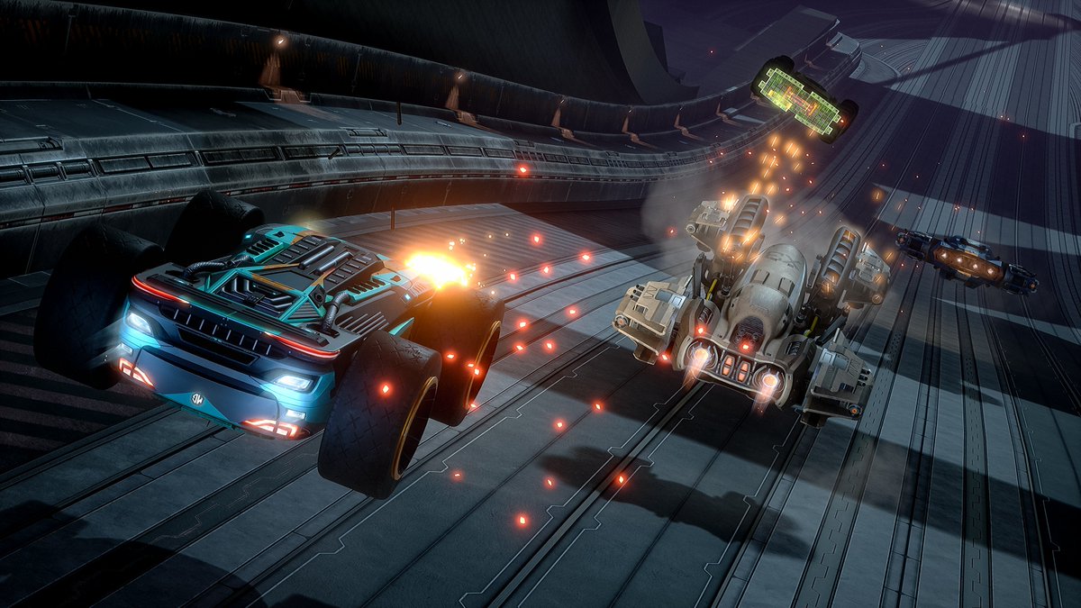 Nick_Baker777's tweet photo. #GRIPCombatRacing is currently on offer for just £2.49 over on #Steam 😮

That's less than a sandwich meal deal!!

I've been defying gravity with it again, and it really is a lightning fast, chaotic blast of a racing game!

Here's a link for it 👇
https://t.co/Sk7SmE02vM

#GRIP #WiredCreator #WiredP