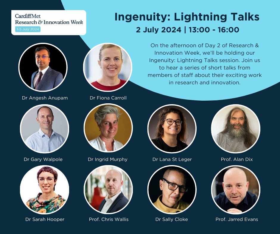 Ingenuity: Lightning Talks ⚡ Join us on 02/07 for a series of mini talks by academic staff about their exciting work in research and innovation. To book: tinyurl.com/vztcvf9u #RandIWeek2024