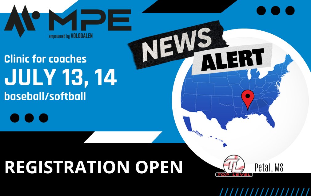 AKA_WitchDoctor's tweet photo. 👀 @MotorPreference - Clinic for #coaches 🚨
😃 LET'S HEAD SOUTH
🗓️ JULY 13 & 14
🛑Top Level Sports / Petal, Mississippi
👉 Register now : https://t.co/VpBCZRgfAU
@MLB @NCAABaseball @NCAASoftball #Baseball #Softball #WCWS #MCWS #MotorPreference #Sportscience #Performance