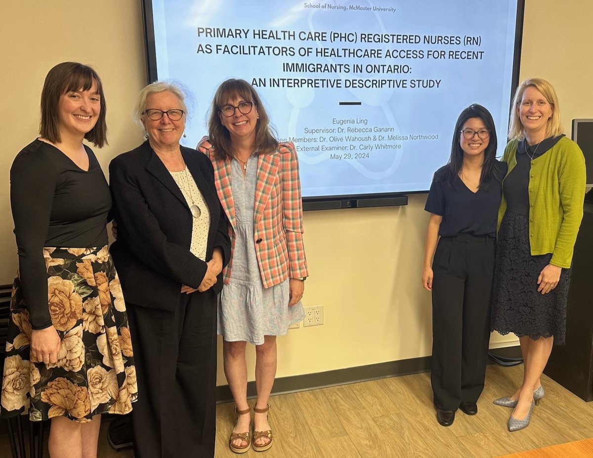 Patient Expertise in Research Collaboration (@phc_perc) on Twitter photo Congratulations to Dr. <a href="/RebeccaGanann/">Rebecca Ganann</a>'s MSc student and <a href="/EmboldenStudy/">Embolden Study</a> RA, <a href="/LingEugenia/">Eugenia Ling</a>, for successfully defending her thesis! đđ Her work highlights the important role RNs play in #PrimaryHealthCare as facilitators of health care access for immigrants. #nursing Congratulations to Dr. <a href="/RebeccaGanann/">Rebecca Ganann</a>'s MSc student and <a href="/EmboldenStudy/">Embolden Study</a> RA, <a href="/LingEugenia/">Eugenia Ling</a>, for successfully defending her thesis! đđ Her work highlights the important role RNs play in #PrimaryHealthCare as facilitators of health care access for immigrants. #nursing