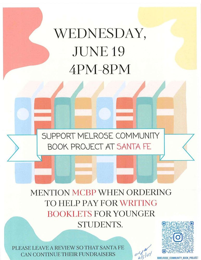 Wednesday June 19, 4-8pm melroseschools.com/article/163284…