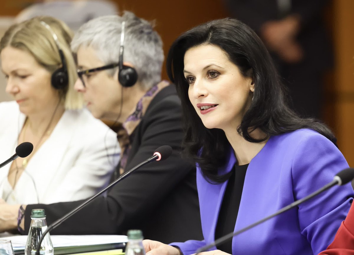 GjonajEtilda's tweet photo. Tirana welcomes the meeting of the Parliamentary Network “Women Free from Violence @PACE_Equality for the first time! Honored as #GR on #VAW &amp; Chair of the Network to host the first panel featuring distinguished speakers with extensive experience in gender equality issues. https://t.co/4SfqFWeQfZ