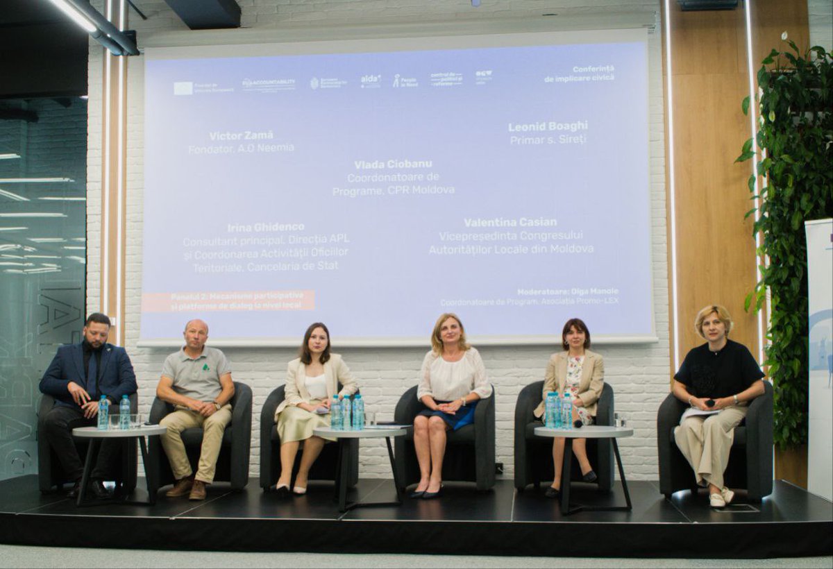 CPR_Moldova's tweet photo. The 1st 🇲🇩 Civic Engagement Conference happened today! 

Good discussions on public participation, access to information and the road forward towards a more open governance, together w/ @GuvernulRMD &amp; @Parliament_RM Reps, CSOs, local public administration &amp; activists. https://t.co/At8o1RHA4f