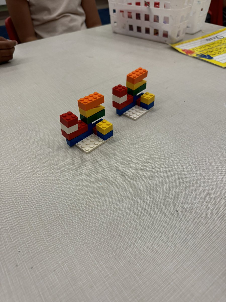 missmurrayedu's tweet photo. Yesterday day was Lego day in Grade 1/2!
✅ procedural writing with Lego 
✅ Lego fractions 
✅ building challenges 
Student engagement was 10/10 and their faces when they saw their own success was 100/10! https://t.co/yqqFs9TDrr