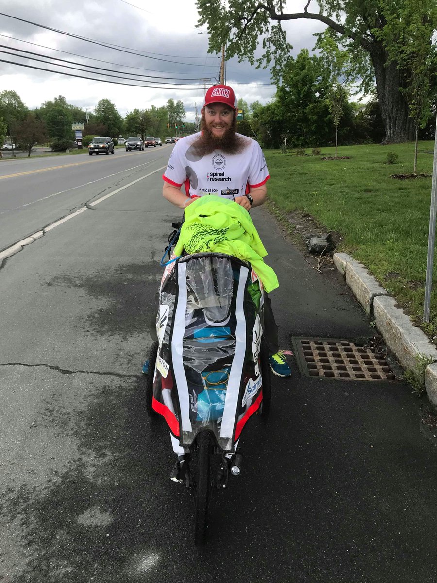 HumaNaturePod's tweet photo. Meet Eric and his running stroller Bugster on tomorrow's brand new episode of HumaNature "The Running Man" 🏃‍♂️ @Rasselbock_Run https://t.co/vOXKXbtzn8