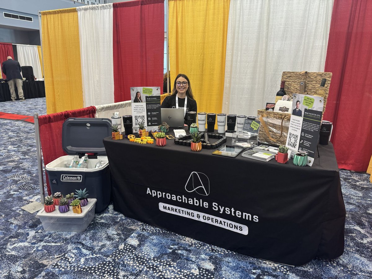 be_approachable's tweet photo. Attention, Maryland #LegalProfessionals! Stop by Booth 38 at #MSBALegalSummit2024 to enter our giveaway, grab some 3D prints, and discuss how we can grow your firm with strategic marketing and operations support!
#OCMD #MSBA https://t.co/5tjEibjiA6