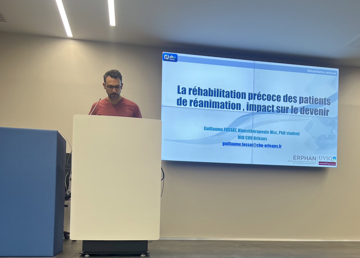 Les experts MIR au <a href="/CHLeMans/">Centre Hospitalier du Mans</a> !Tout savoir sur la réhabilitation précoce avec les kinés à l’honneur et cet excellent topo de Guillaume FOSSAT kiné en MIR au <a href="/CHUOrleans_/">CHUOrléans</a>  <a href="/darreau_c/">darreau cédric</a> <a href="/LandaisMickael/">landais mickael</a> <a href="/ChudeauN/">Chudeau Nicolas</a> <a href="/La_SRLF/">SRLF</a> <a href="/CeMIR_off/">CeMIR</a>