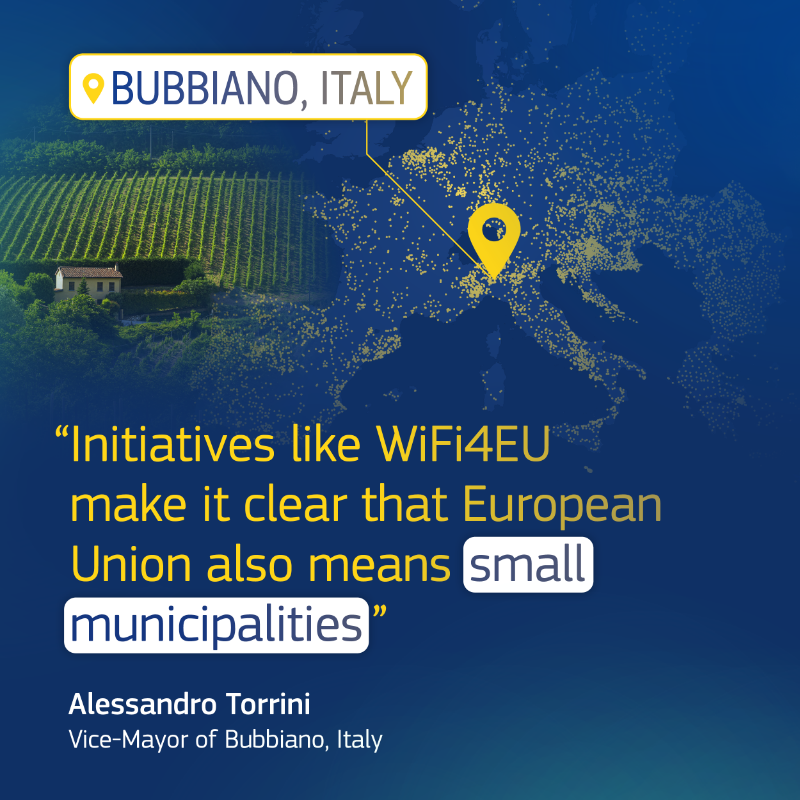 EU_HaDEA's tweet photo. Connecting Europe with #WiFi4EU 🇪🇺

You can access more than 93 000 secure and free hotspots across Europe in parks, schools, public buildings or health centres 🛜

💻Go to https://t.co/orfOHvg4d1 and find a #WiFi4EU hotspot near you!

#EUfunded