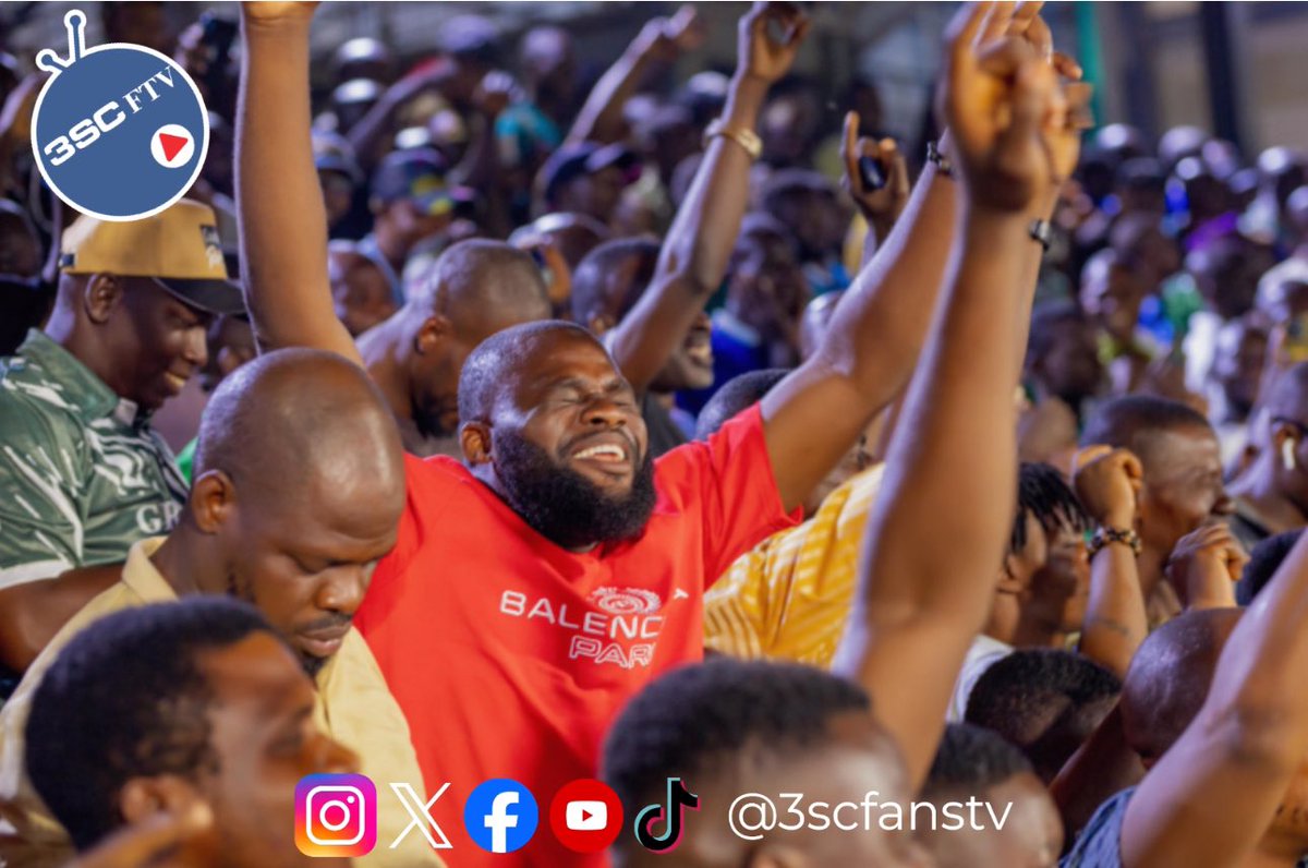 3scfanstv's tweet photo. 🌟 Check out the fans' temperament on MD 34 - Shooting Stars  4-0 Abia Warriors!

From spirited to livid to sheer excitement and funfair, the atmosphere was electric.

When we call Adamasingba a fortress, we mean it. It's our home. 💪🏟️

#SHOABI #UpShooting #NPFL24 #MatchDayFun https://t.co/apumaZSpo9